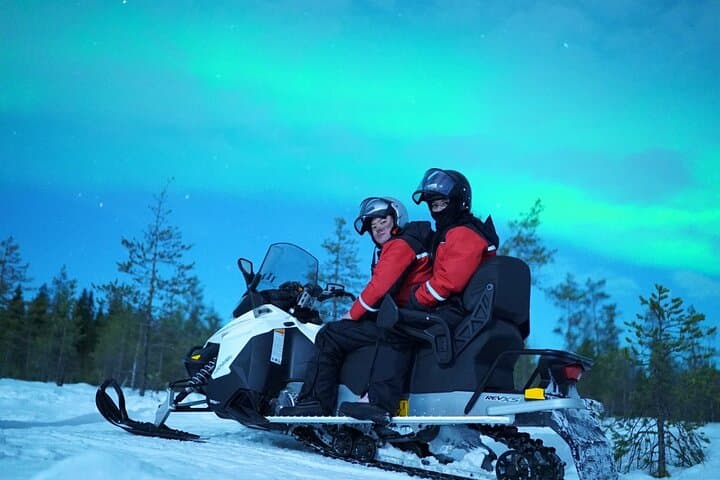 Snowmobile Aurora Photography Tour from Rovaniemi — Night Ride to the Northern Lights photo 3