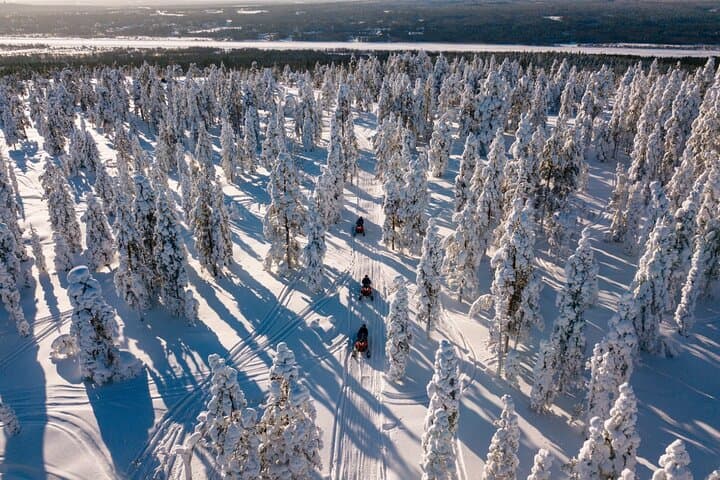 Snowmobile and Husky Safari in Lapland: Arctic Wilderness Adventure photo 6