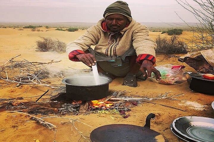 Sunset Thar Desert Safari & Camel Ride with Dinner — Jaisalmer