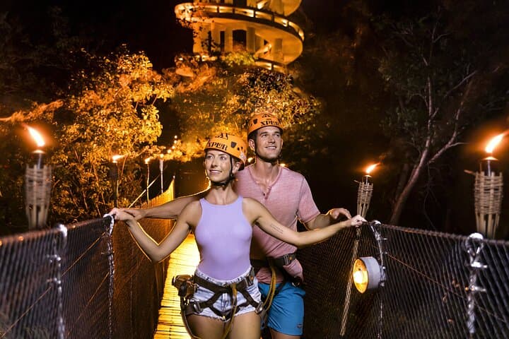 Xplor Fuego Night Adventure: Zip Lines, ATVs & Underground Rivers in the Riviera Maya photo 3