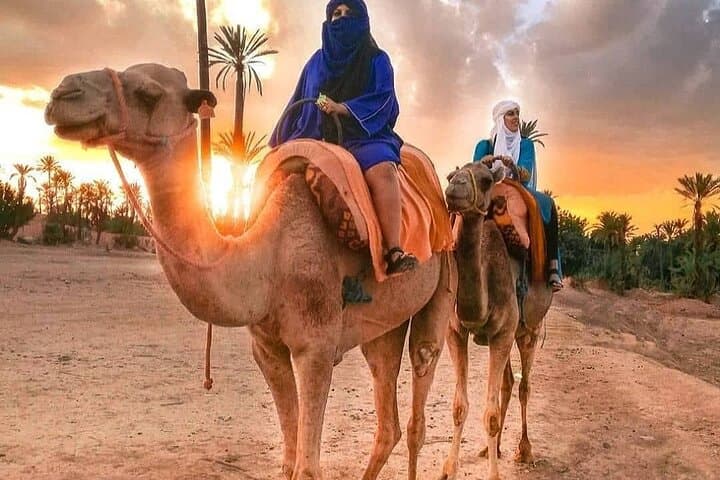 Agafay Desert Quad Biking and Camel Ride with Sunset Dinner near Marrakech