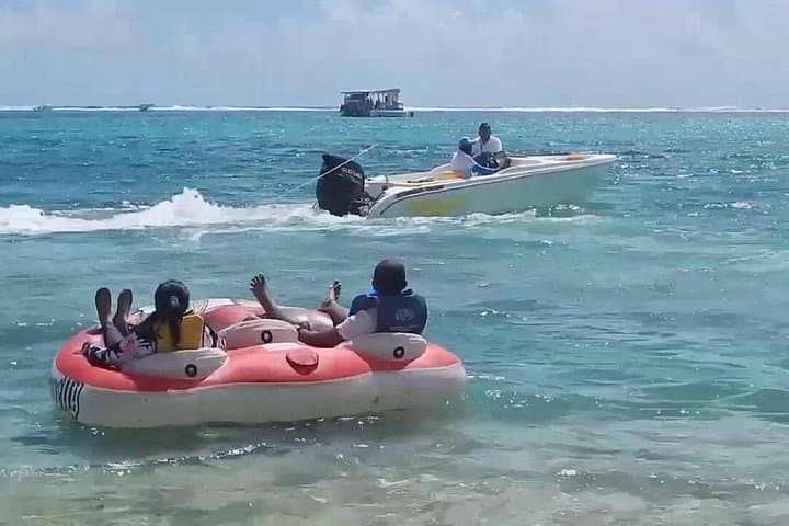 Belle Mare to Île aux Cerfs: Full-Day Watersports, Parasailing & Undersea Walk photo 3