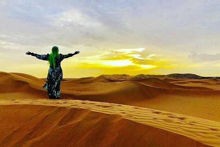 Private Dubai Desert Safari in 4x4 — Morning Dune Bashing, Sandboarding & Camel Ride photo 3