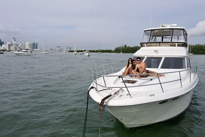 Private 52-Foot Yacht Charter on Biscayne Bay: Miami Beach Sandbars, Skylines & Dolphins photo 2