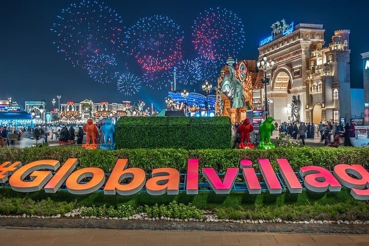 Half-Day Dubai: Miracle Garden & Global Village Private Tour Guide