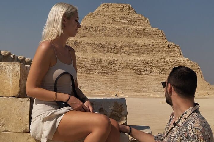 Private All-Inclusive Day Trip to Giza Pyramids, Saqqara & Memphis photo 5