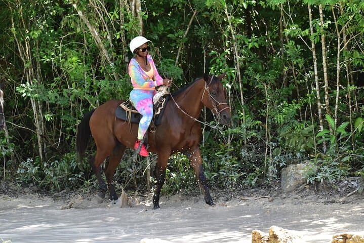 Cancun Jungle Adventure: Horseback Riding, ATV, Zipline, Cenote & Tequila Tasting photo 3
