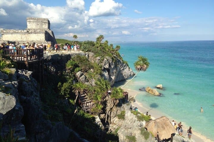 Private Tulum Ruins Tour from Playa del Carmen — Guided Cliffside Mayan Site photo 3