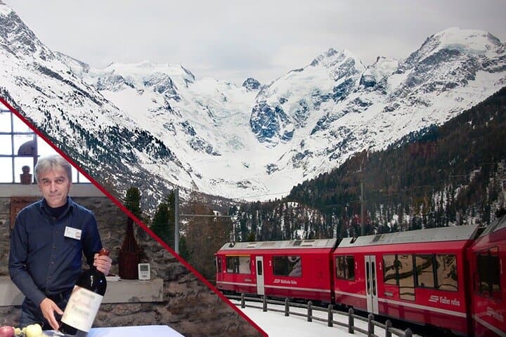 Bernina Express & Sankt Moritz: Private Alpine Day Trip from Milan or Lake Como