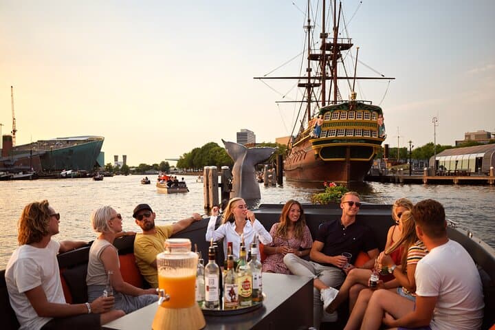 Amsterdam Canal Cruise: Classic Salonboat with Cheese and Wine photo 6