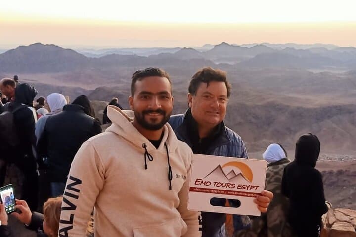 Night Ascent of Mount Sinai and St. Catherine Monastery from Dahab