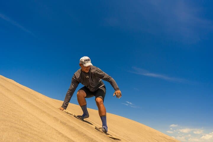 Sandboarding at El Mogote Dunes — La Paz Sandboard Adventure photo 3