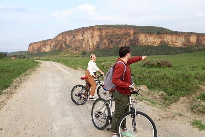 Naivasha Private Day Tour: Hells Gate Bikes, Lake Boat Ride & Mt Longonot Hike