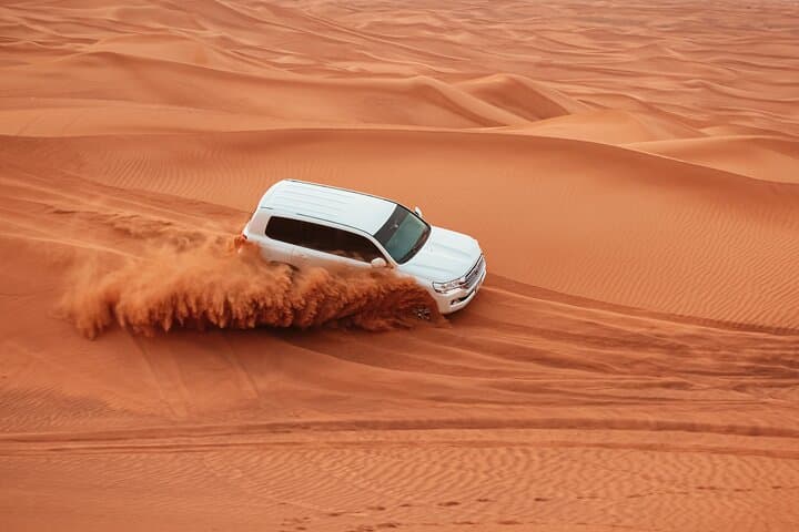 Red Dune Desert Safari: 4WD Dune Bashing, Camel Ride & Sandboarding from Dubai
