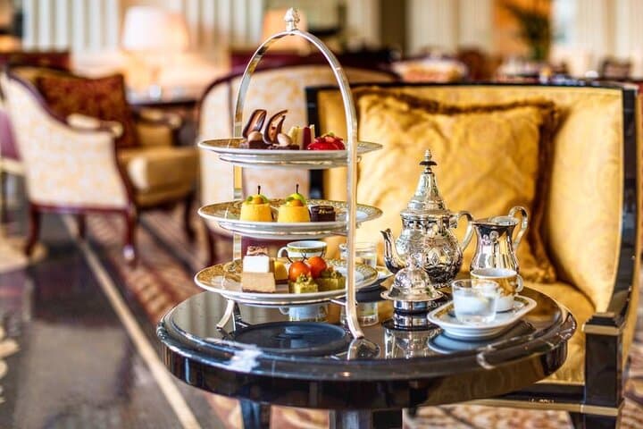 Versace Afternoon Tea at Palazzo Versace Dubai — Luxury Tea with Creek Views
