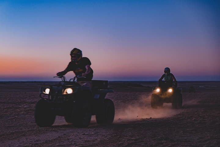 Quad Bike Desert Safari Around the Giza Pyramids at Sunrise or Sunset photo 1