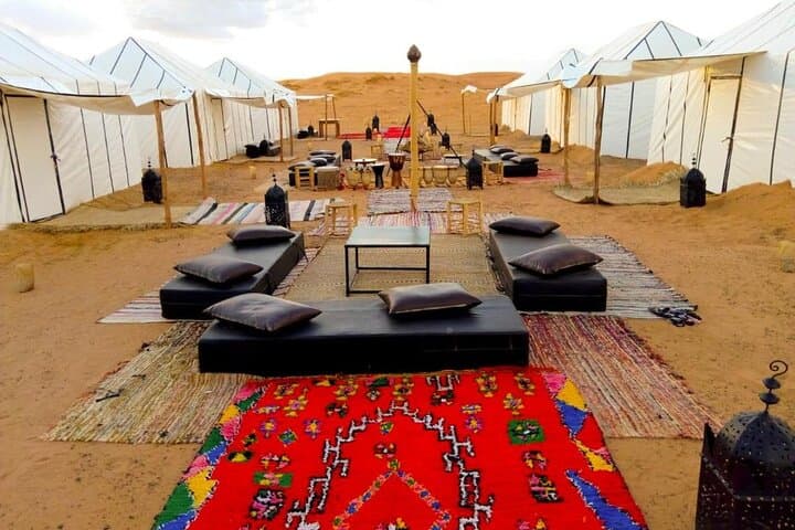 2-Day Sahara Circuit from Agadir: Luxury Bivouac, Legzira Beach & Tiznit