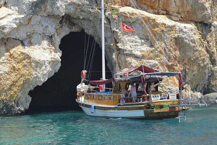 Half-Day Antalya Waterfall Boat Cruise — Swim the Lower Düden & Falezler Cliffs