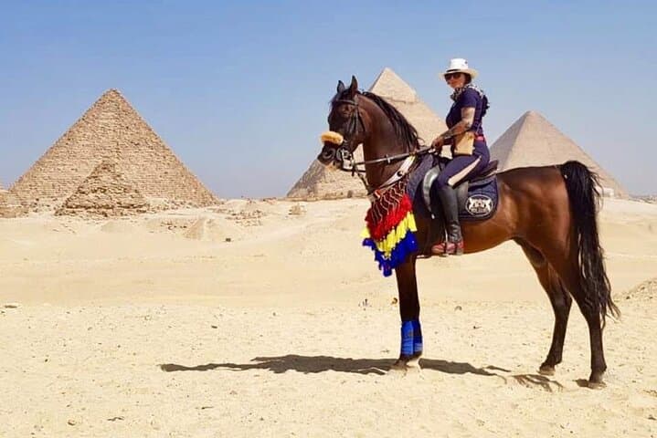 Arabian Horse Ride Around the Pyramids — Private Cairo Pickup photo 3