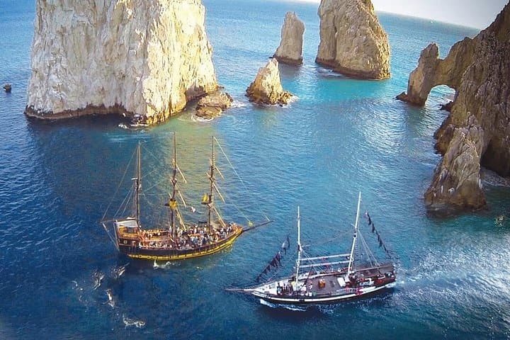 Cabo San Lucas Pirate Snorkel Tour: Snorkel Chileno Bay from a Pirate Ship photo 1