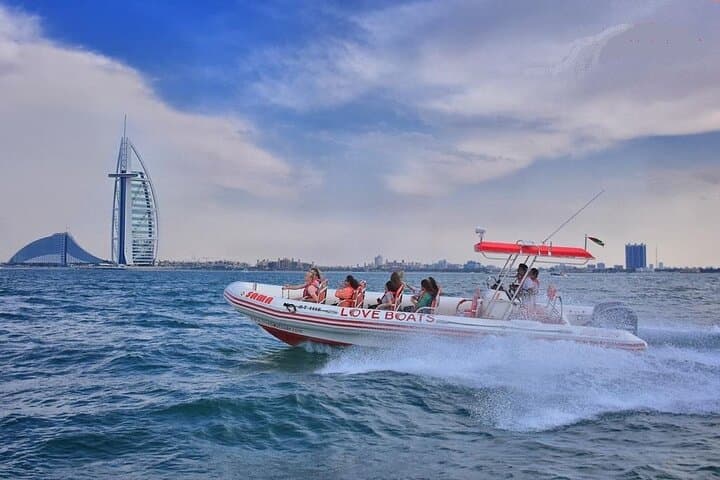 Dubai Speedboat Tour: Marina, Palm Jumeirah, Atlantis & Burj Al Arab