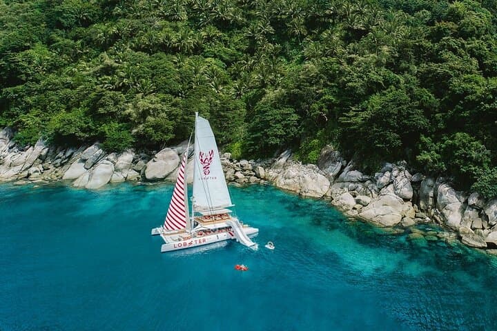 Lobster Yacht Phuket: Day Catamaran Cruise to Coral Island and Racha Yai