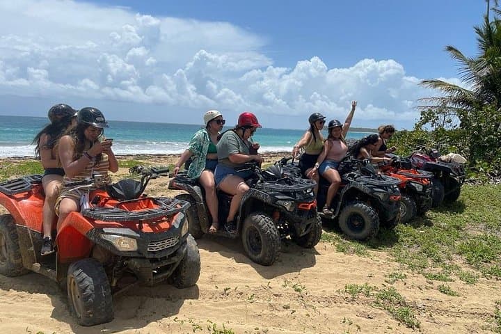 Punta Cana ATV Adventure: Costa Esmeralda & Montaña Redonda Beach Ride photo 2