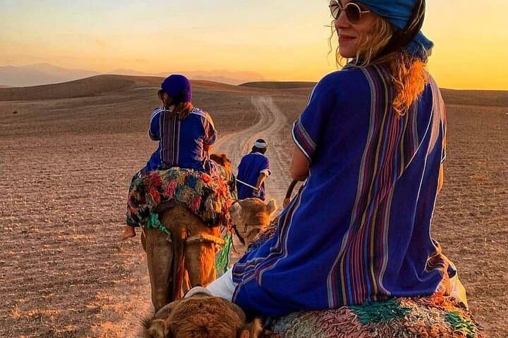 Agafay Desert Sunset Camel Ride from Marrakech — Evening Camel Tour Guide photo 6