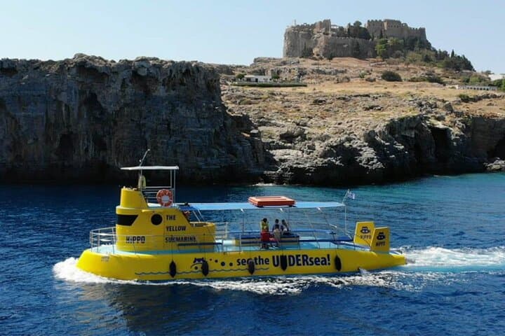 HiPPO Semi-Submarine Tour from Lindos — St. Paul's Bay Underwater Cruise