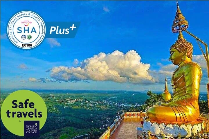 Krabi City Tour: Tiger Cave, Reclining Buddha & Noppharat Thara Beach