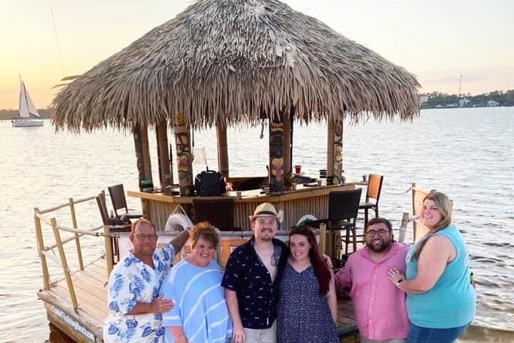 Tiki Boat Sunset Cruise in Pensacola: Santa Rosa Sound Dolphin & Sunset Tour