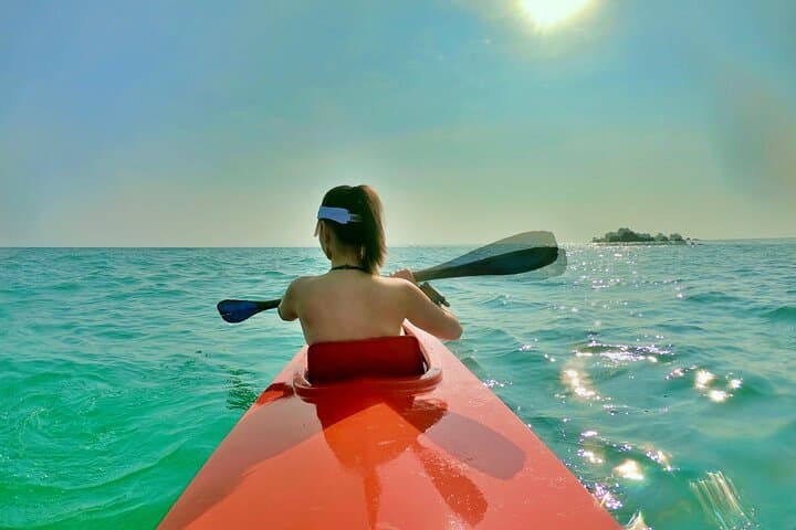 Private Half-Moon Bay Sea Kayak: Fingernail Island Sunset & Beachside Dinner in Phu Quoc photo 3
