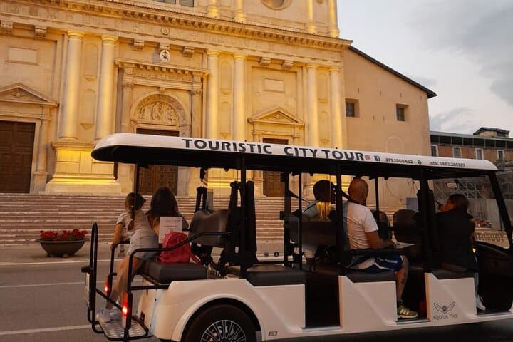 Electric Shuttle Sightseeing in L'Aquila: Historic-Center Highlights