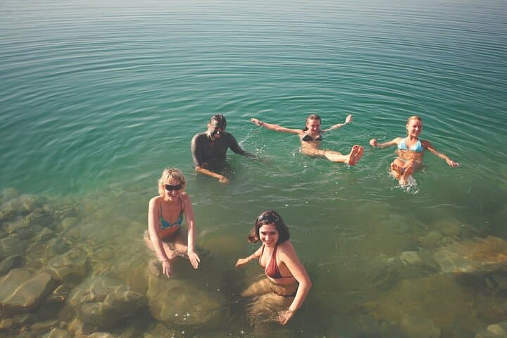 Dead Sea Float & Lunch — Swim the Salt Sea with Hotel Beach Access photo 4