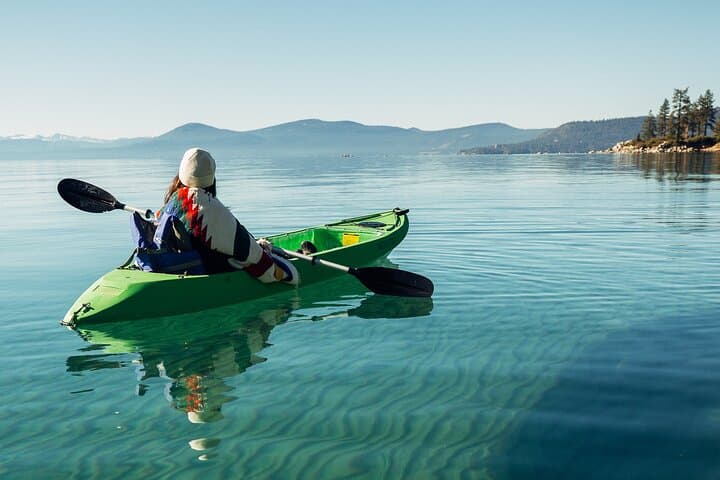Winter Clear-Bottom Kayak on Lake Tahoe — Paddle Crystal-Clear Cold Waters photo 3
