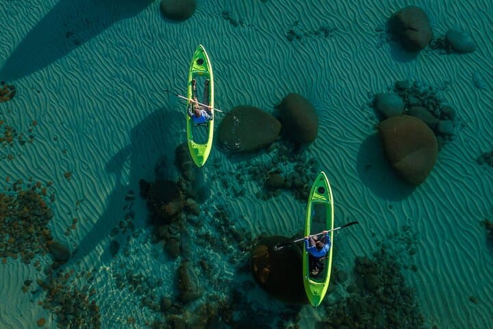Winter Clear-Bottom Kayak on Lake Tahoe — Paddle Crystal-Clear Cold Waters