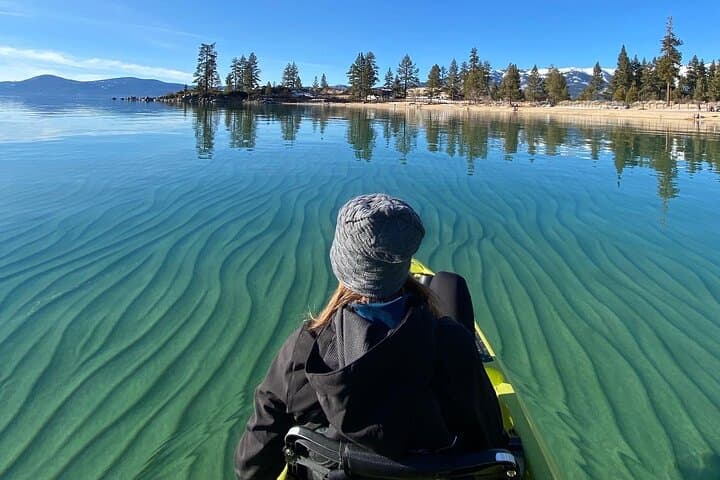 Winter Clear-Bottom Kayak on Lake Tahoe — Paddle Crystal-Clear Cold Waters photo 2