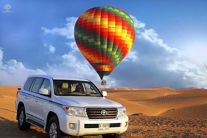 Sunrise Dubai Desert Balloon Ride — Budget-Friendly Flight with Falcon Photo photo 4
