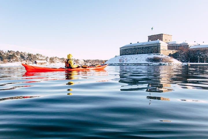 Winter Kayaking Around Vaxholm: Swedish Fika, Sauna and Archipelago Silence photo 1