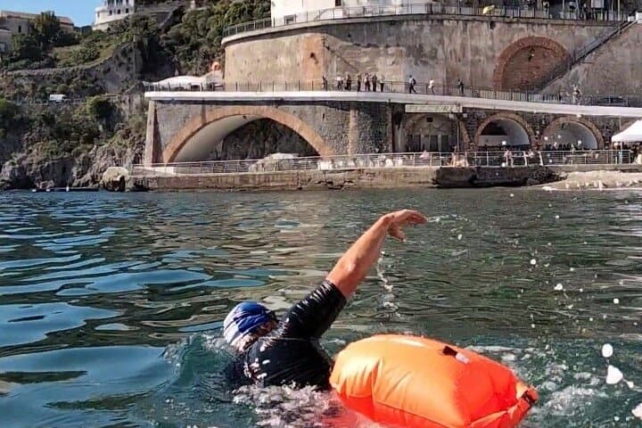 Amalfi Coast Guided Swim: Minori to Marmorata Waterfall