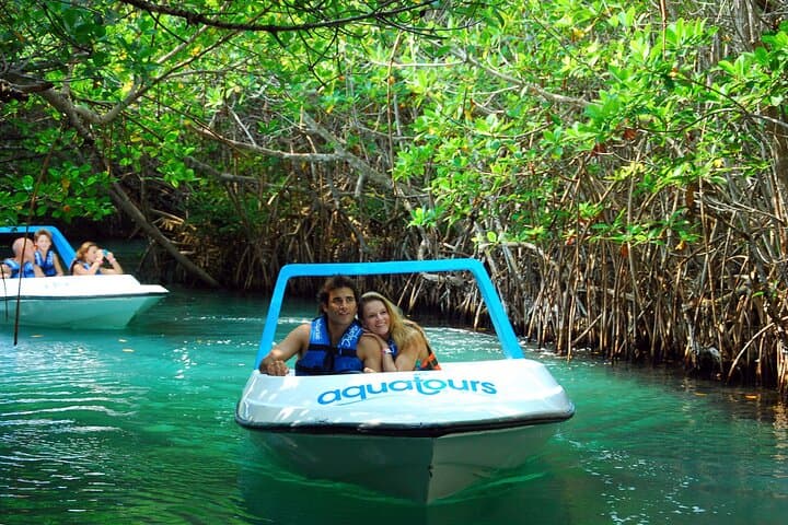 Drive a Speedboat and Snorkel Punta Nizuc: Cancun Jungle Tour photo 5
