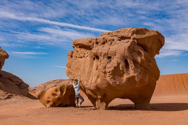 Wadi Rum Full-Day Jeep & Camel Tour — Dunes, Canyons & Bedouin Lunch photo 4