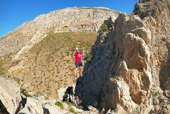 Caminito del Rey Via Ferrata & 35m Zip Line Adventure in El Chorro