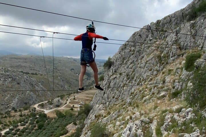 Via Ferrata & Zip Line Zafarraya — Cliffside Adventure Above the Boquete de Zafarraya photo 6