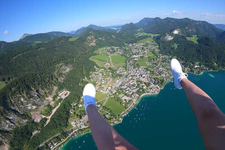 Soar Over Wolfgangsee: Tandem Paragliding from Zwölferhorn, St. Gilgen photo 6