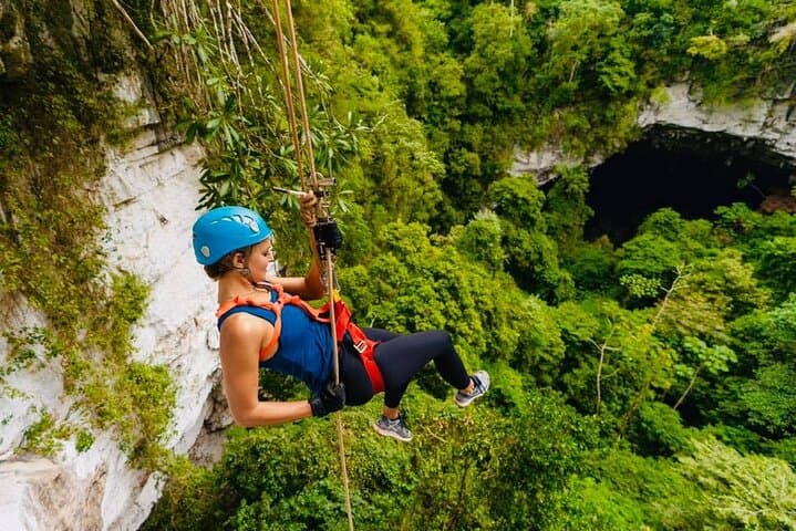 Black Hole Drop: Rappel Actun Loch Tunich Sinkhole Near Hopkins, Belize photo 3