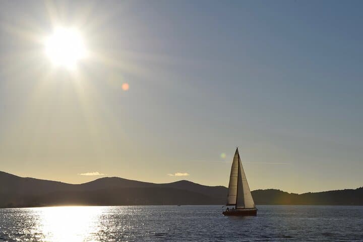 Sailing Zadar at Sunset: Private Champagne Cruise Through the Channel