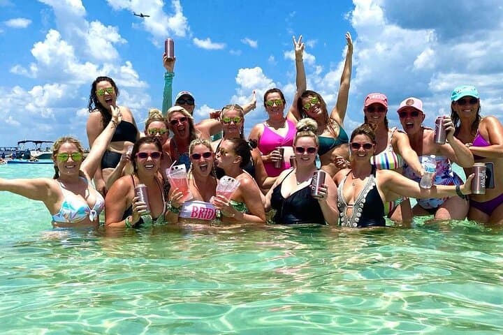 Tailfins Crab Island & Dolphin Charter — 3-Hour Private Pontoon in Destin