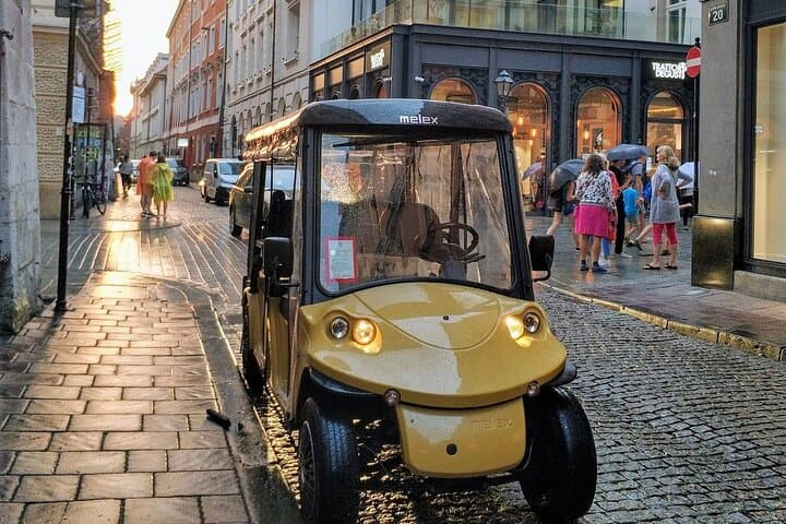 Krakow Old Town Electric Golf Cart Tour — 1-Hour Highlights