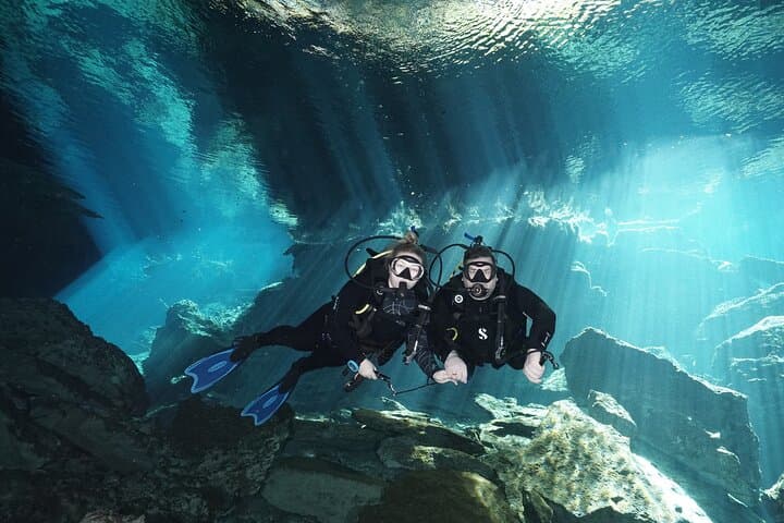 Cenote Kukulkan Scuba Diving Adventure from Playa del Carmen